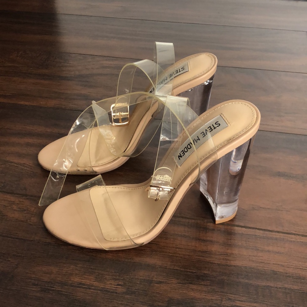 Steve Madden Camille clear heel